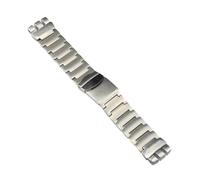 LUGEMA Bracelet De Montre En Acier Inoxydable Massif Argenté De 24 * 26 Mm Compatible Avec Swatch YCS YAS YGS IRONY Watch Band Strap Bracelets De Montre En Métal, 26mm, agate