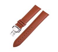 LUGEMA Bracelet De Montre En Cuir De Vache 12 Mm 14 Mm 16 Mm 18 Mm 19 Mm 20 Mm 22 Mm 24 Mm Bracelet De Montre En Cuir Véritable Bracelet De Montre Bracelet De Poignet(Brown,15mm)