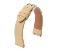 LUGEMA Bracelet De Montre En Cuir Suédé Vintage, Coutures Faites À La Main, 18 Mm, 19 Mm, 20 Mm, 21 Mm, 22 Mm, 24 Mm(Beige,22mm)