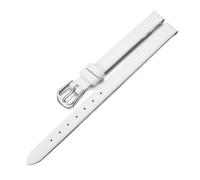 LUGEMA Bracelet De Montre En Cuir Véritable For Femme, Bracelet Tendance, Mini 6 Mm, 8, 10, 12, Rouge Et Blanc, Petit(White silver buckle,12mm)