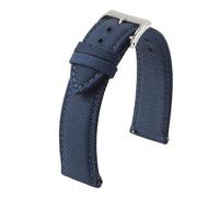 LUGEMA Bracelet De Montre En Toile De Voile Imperméable De Qualité Supérieure, 18 Mm, 19 Mm, 20 Mm, 21 Mm, 22 Mm, 24 Mm, Bracelet De Sport En Nylon À Dégagement Rapide For Homme(Blue,21mm)