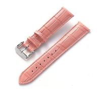 LUGEMA Bracelet en cuir for hommes et femmes, compatible avec Cartier Tank London Solo Key, fermoir pliant 17,18,20,22MM, accessoires de bracelet de montre en cuir(Peach pink,22)