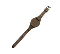 LUGEMA Bracelets De Montre En Cuir De Vachette Compatibles Avec Fossil ES4045 ES4114 ES4113 ES3838 ES3625 ES3616, Bracelet Anti-transpiration 18 Mm(Coffee(PW),Steel-K1-18mm)