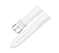 LUGEMA Bracelets De Montre En Cuir Véritable Bracelet 12mm 13mm 14mm 15mm 16mm 17mm 18mm 19mm 20m 21mm 22mm 23mm 24mm Bracelet De Montre For Hommes(White,20mm)