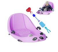Luges pour la Neige,Ergonomique Et Convivial pour La Famille,Toboggan Luge De Neige avec Frein Intégré - pour Garçons Temps Froid Collines Enneigées Parc Arrière-Cour Terrain De Jeu