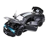 LUgez Voiture à l'échelle 1:18 pour Ford Mustang Shelby GT500 modèle de Voiture en Alliage Retirer Le modèle de Voiture avec Son et lumière Modèle de véhicule de Collection (Color : A)