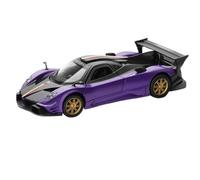 LUgez Voiture à l'échelle 1:31 pour Pagani Zonda R révolution modèle de Voiture de Sport en Alliage modèle de Voiture en métal avec Son et lumière Modèle de véhicule de Collection (Color : A)