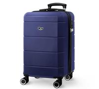 LUGG Jetset Sac de Cabine de Voyage léger de 50,8 cm - Approuvé - Coque de Protection en ABS - Résistant à l'eau et système de Verrouillage sûr - Conforme aux Normes Easyjet (48 x 36 x 20 cm) - Bleu