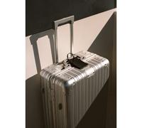 LUGGAGE ALUMINIUM - Valise Rigide En Aluminium Avec Serrure TSA Et Roues Multidirectionnelles Argent