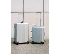 CREATE Valise rigide LUGGAGE ALUMINIUM – Serrure TSA, roues multidirectionnelles – Gris G
