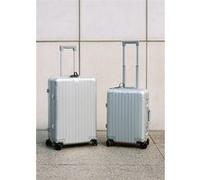 LUGGAGE ALUMINIUM - Valise rigide en aluminium avec serrure TSA et roues multidirectionnelles Gris G