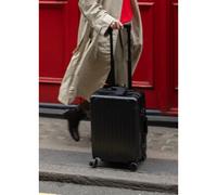 LUGGAGE ALUMINIUM - Valise Rigide En Aluminium Avec Serrure TSA Et Roues Multidirectionnelles Noir