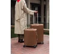 LUGGAGE ALUMINIUM - Valise Rigide En Aluminium Avec Serrure TSA Et Roues Multidirectionnelles Set : S Et M