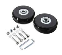 Luggage Box Suitcase Replacement Suitcase Roller Hardware Repairing Kit Heavy Duty Wheel Trolleay Casters 1 Set Small Carts and Luggage