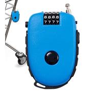 Luggage Cable Lock - Retractable Wire Lock, 4-Digit Combination Security | Suitcase Gym Locker, Camera and Kayak Protection for luggage, backpacks, helmets, school, and travel use