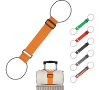 Luggage Connector Straps-Multi Use Strong Adjustable Luggage Connector Straps Adjustable Bungee for Securing & Stacking Easy to Carry Your Extra Bags Connect Two Suitcases (Orange,1pcs)