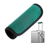 Luggage Handle Wrap, Neoprene Grip Cover, Suitcase Identifier, Soft Comfort Padding, Travel-Friendly Design 4 Pack, Airport and Airplane Use, 14.5x15.5cm Red Green Blue Orange