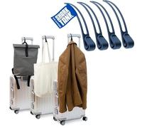Luggage Hook Crochets de voyage pour veste et sac (4 pièces) - Les crochets utiles pour valises maintiennent les accessoires de voyage jusqu'à 10 kg, cadeaux cool pour les voyageurs et les