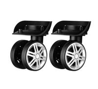 Luggage Replacement Wheels, 360 Degree Swivel Spinner, Universal Suitcase Wheel with Smooth Rotation, Rubber Rolling Caster, Travel Accessory with Quiet Glide, Bag Repair for Business and Vacation