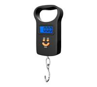 Luggage Scale, Weight Tool, 2.95x7.87 Inches, Lightweight Electronic 50kg Capacity Precision, Handheld Digital Scale for Baggage, Fishing, Cooking, Shipping and Hunting, Black
