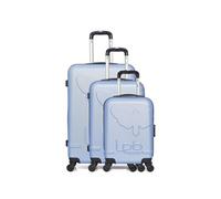 Set de 3 Valises - LPB LUGGAGE - NORINE-A - 70 cm - 4 Roues - Bleu doré