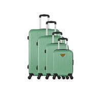 Set de 4 Valises - LPB LUGGAGE - AGATA-M - 75 cm - Vert - Coque Rigide