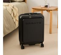 LUGGAGE STUDIO POCKET - Valise Rigide Extensible En Polycarbonate Compatible Avec Les Compagnies Low Cost Avec Cadenas TSA Noir