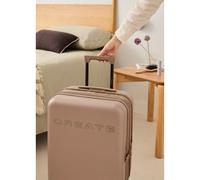LUGGAGE STUDIO - Valise Rigide En Polycarbonate Avec Serrure TSA Et Roues Multidirectionnelles Moka