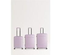 LUGGAGE STUDIO - Valise rigide en polycarbonate avec serrure TSA et roues multidirectionnelles Violet G