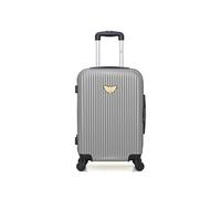 luggage - valise cabine agata 55 cm 4 roues - gris