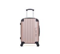 lpb - valise cabine abs hambourg 4 roues 55 cm - rose dore rose dore