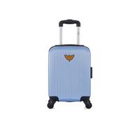lpb - valise cabine xxs abs agata 4 roues 46 cm - bleu dore bleu dore