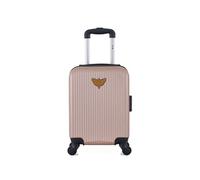 luggage - valise cabine xxs agata 46 cm 4 roues - rose dore