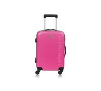 - valise grand format abs/pc adele 4 roues 69 cm - rose