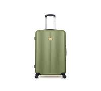 lpb luggage - valise grand format agata 75 cm 4 roues - kaki dore kaki dore