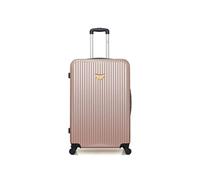 LPB - Valise Grand Format ABS AGATA 4 Roues 75 cm Rose