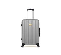 luggage - valise weekend agata 65 cm 4 roues - gris