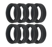 Luggage Wheel Protector - 50mm Silicone Caster Cover, 5.5x1.5cm Noise Reduction Furniture Shoe | Scratch Resistant Suitcase Shield for Travel Moving Business Trip Office Chair Floor