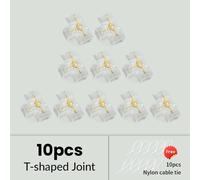 Lugh-10pcs T-Shaped Jointplafonniers De Garage De Voiture De Accent D'abeille D'hexagone De Diy Led Éclairage De Lampe Ac85-265v Forme Adaptée Aux Besoins Du Client Pour L'atelier Extérieur De Salon