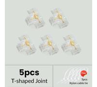 Lugh-5pcs T-Shaped Jointplafonniers De Garage De Voiture De Accent D'abeille D'hexagone De Diy Led Éclairage De Lampe Ac85-265v Forme Adaptée Aux Besoins Du Client Pour L'atelier Extérieur De Salon D