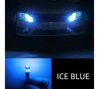 Lugh-Ice Blue-2pcs T10 Led Bulbsampoule De Marqueur De Stationnement À Led Pour Kit,Dégagement,Pas Courageux,W5w,107,106,206,207,301,306,307,406,407,508,607,806,Sw,Cc,2 × T10