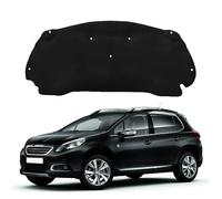 LUGIWN Capot Moteur Insonorisation Isolation Thermique Coton pour Peugeot 2008 2014 2015 2016 2017 2018 2019, Coussin d'isolation Acoustique pour Capot Avant de Voiture