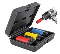 Lugnut - Lot de douilles de protection anti-rayures de 1,27 cm, ensemble de douilles pour écrous de roue durabl | Ensemble de douilles automobiles professionnelles pour garage, allée, atelier, frein