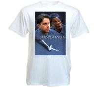 LUGUCHIF The Shawshank Redemption v6 T Shirt White Movie Poster