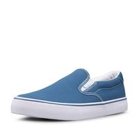 Lugz Homme Clipper Classic Slip-on Canvas Sneaker Basket, Bleu/Blanc, 43 EU