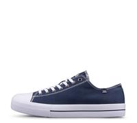 Lugz Homme Stagger Lo Fashion Sneaker Basket, Bleu Marine/Blanc, 44.5 EU