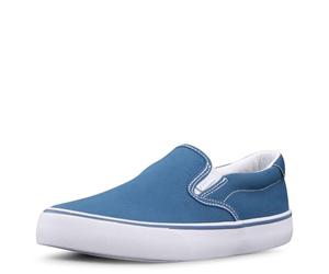 Lugz Women's Clipper Classic Slip-on Fashion Sneaker, Blue/White, Numeric_7_Point_5