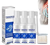 Luhaka - Spray anti-acouphènes, spray anti-acouphènes, soulagement des acouphènes, soulage les acouphènes, l'arrière des oreilles, améliore efficacement l'audition et soulage l'inconfort (3 pièces)