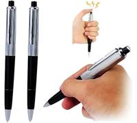 Luhaomisky Lot de 3 stylos à choc électrique amusant pour un ami - Gadget pour surprise du jour du fou, gags et blagues pratiques, fournitures de bureau