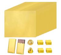 LUHOCIY 100 Pièces Papier Alimentaire Noel pour Emballage Chocolat, Aluminium pour Décoration DIY/Fabrication de Chocolat à Dubaï/Noël